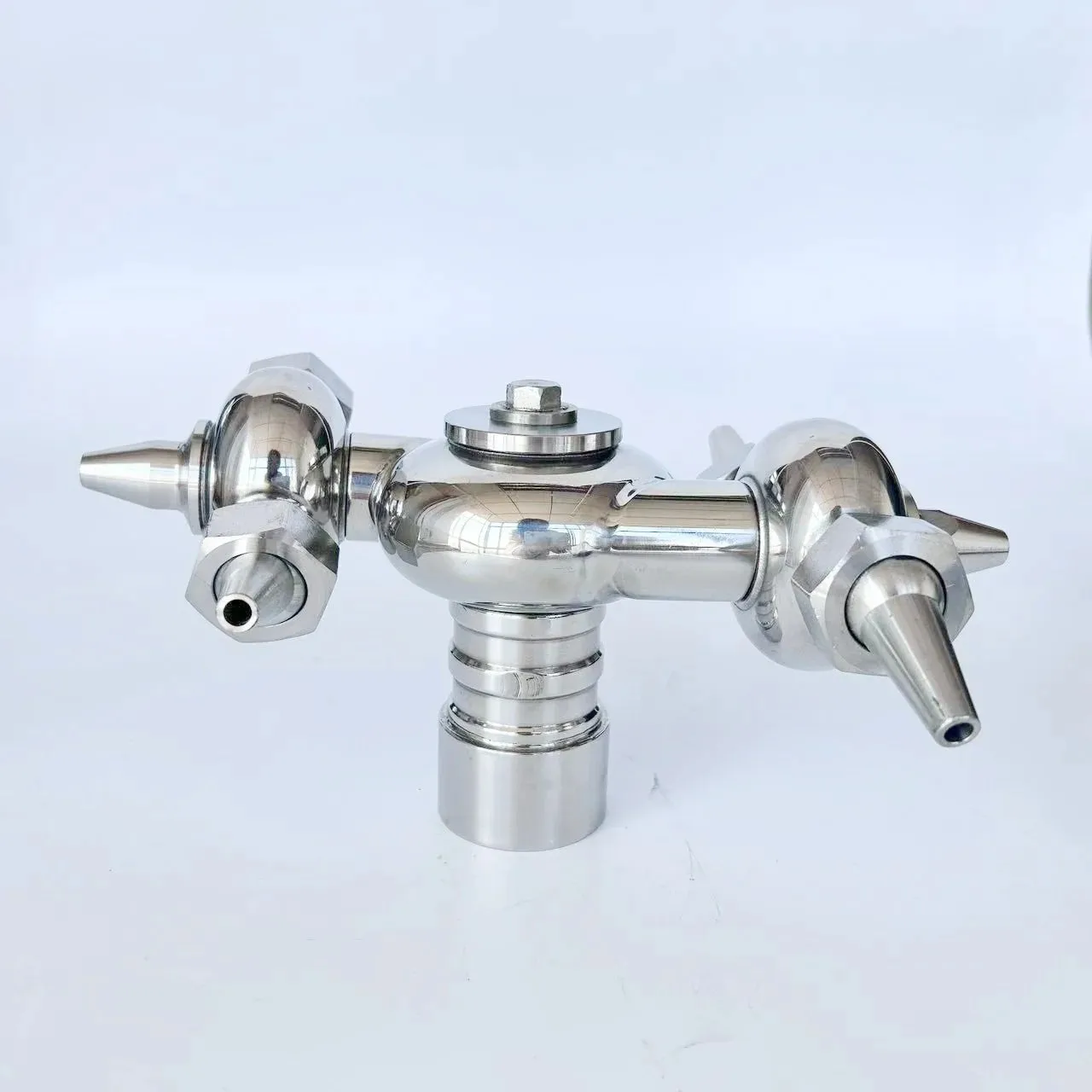 High Pressure Sanitary Stainless Steel Rotary Spray Thread Pipe Cleaning Ball,Tank Washing Head,Automatic Rotating Nozzle