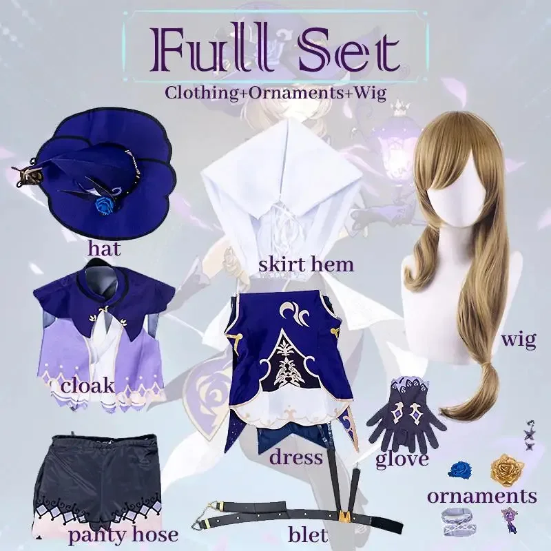 AAA 2025 جديد الجلد ليزا تأثيري أنيمي الشكل هالوين ازياء للنساء فستان فيستدو البدلة شعر مستعار دور اللعب مثير الملابس