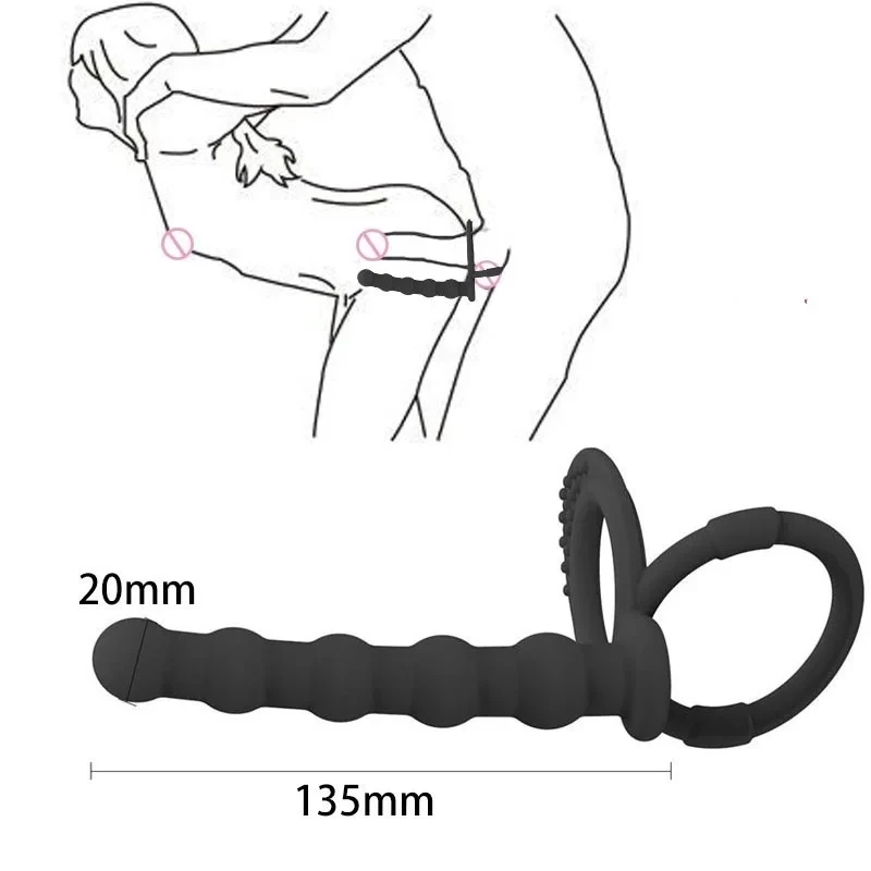 Jouets sexuels gode Anal godemichet Anal Masturbation pour adultes hommes femmes Gay Silicone perles anales stimulateur Vaginal point G perles d'arrière-cour