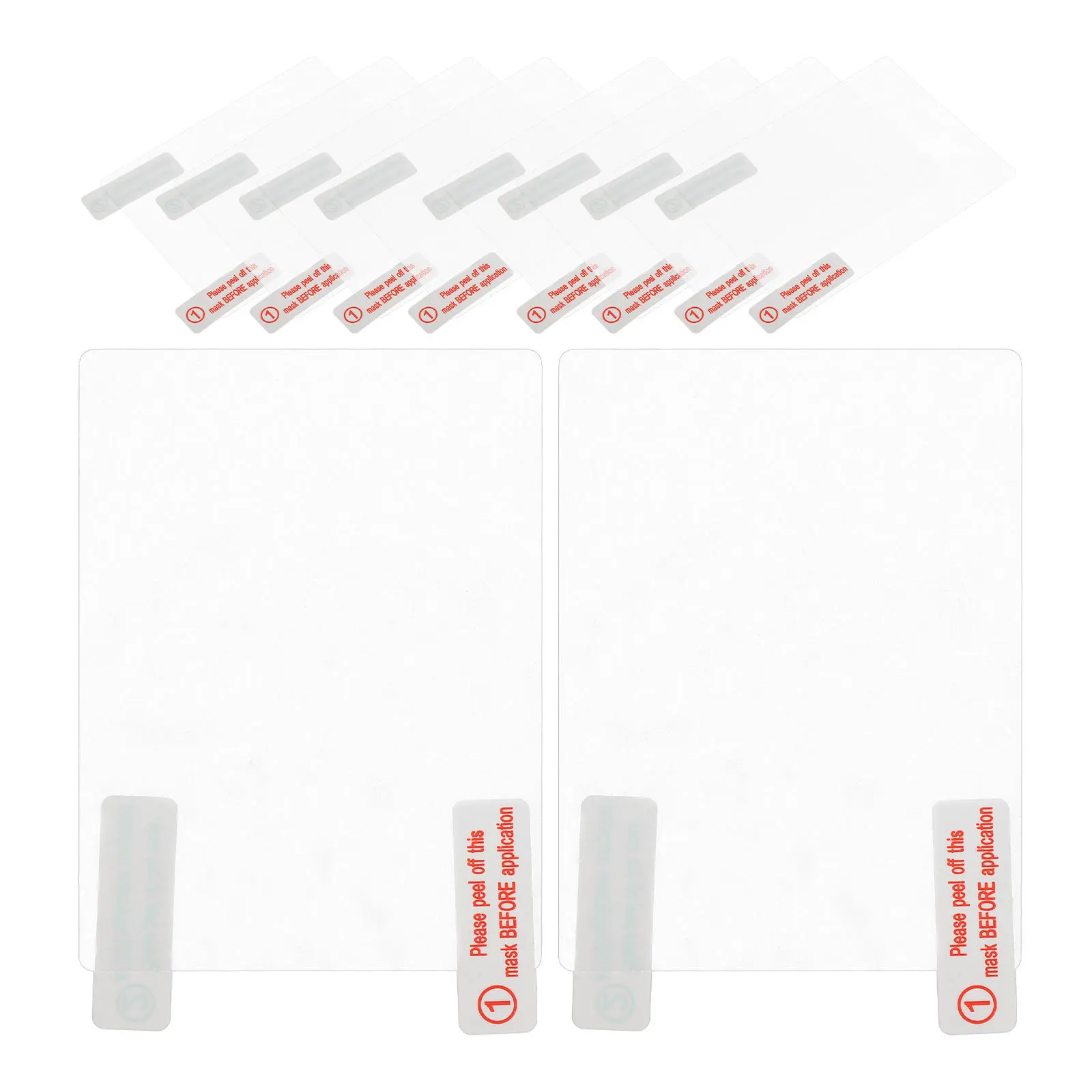 50 יחידות מדבקת סטטית למצלמת דאשקאם, סרט קלינג אלקטרוסטטי ברור, מתקן חלון סטטי ניתן להחלפה