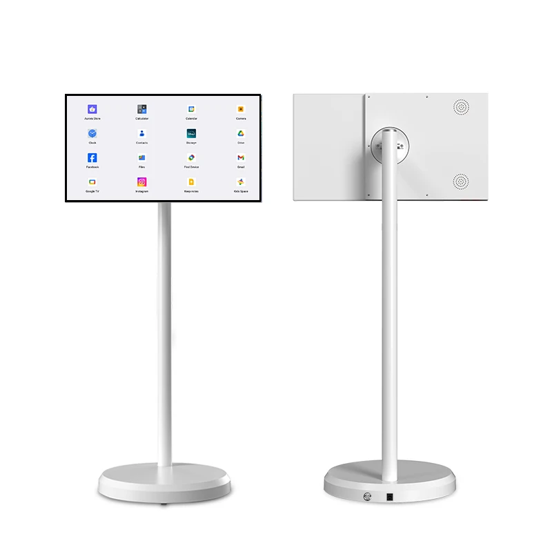 

21.5 Inch Interactive Smart Display Screen Built in Speaker Portable Tv 1080P Gaming Monitor Android 13 Smart Tv on Wheels