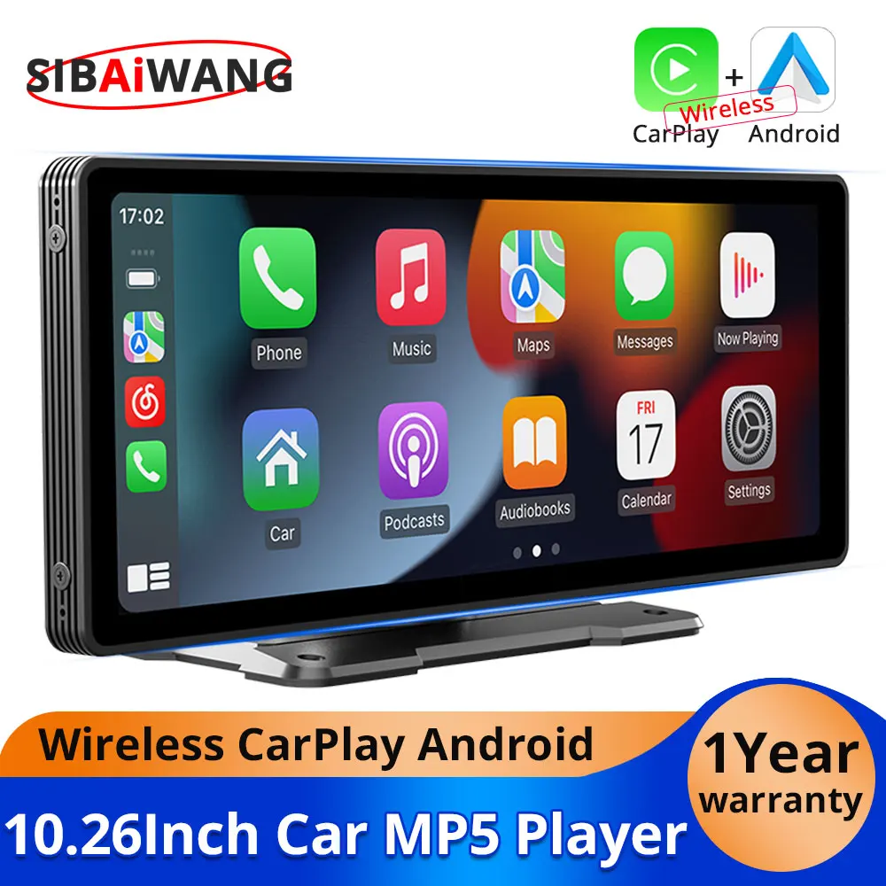

10.26Inch Car Radio Bluetooth Multimedia Universal HD Player Wireless Carplay Android Auto Portable Car Stereo player