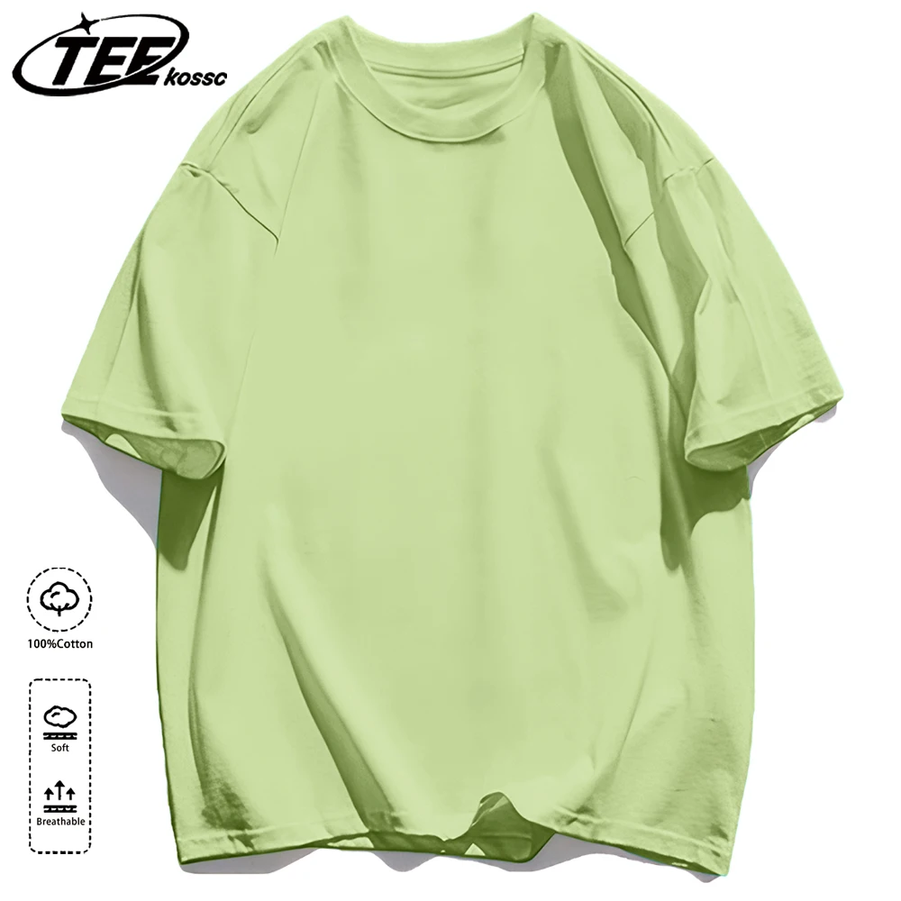 Sommer Baumwolle Einfarbiges Damen T-Shirt Familien Hip-Hop T-Shirts Atmungsaktive Übergroße Sportbekleidung Lässige Bequeme Y2K Kleidung – Detail 27