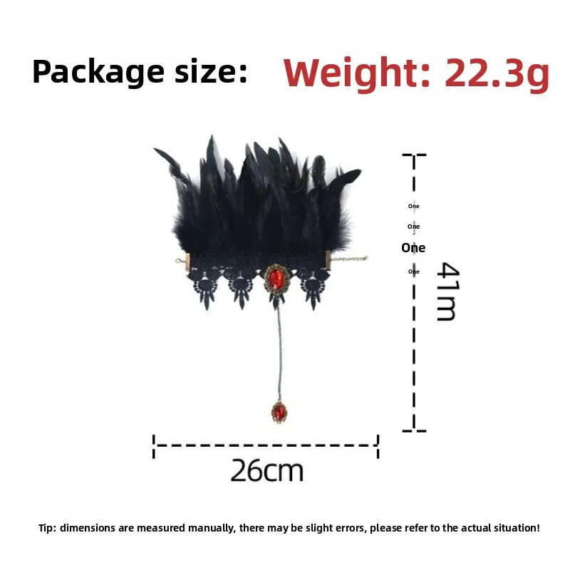 هالوين جديد الدانتيل سوار إصبع واحد سوار القوطية نمط مع الماس والريش الدائري قطعة واحدة مجوهرات اليد