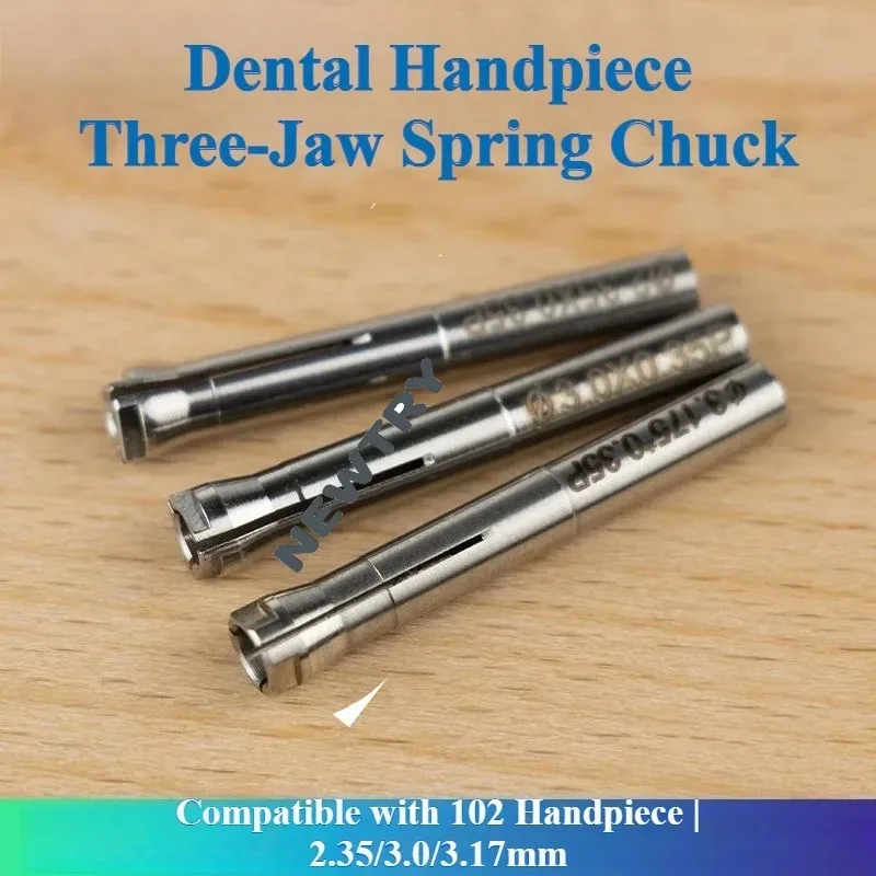 Dental Machine Three Petal Spring Clamp Grinder 102 Electronic Engraving Machine Jade Carving Handle Conversion Head Tool clinic