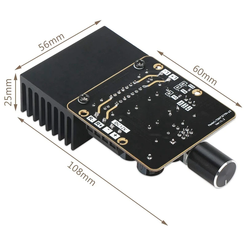 Amplifier Board,Audio Amplify Module Dual Channel 30W+30W TDA7377 Pro2 DC 9-18V 12V Class AB Immersion Speaker