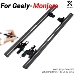 Dla GEELY Monjaro Manjaro Xingyue L KX11 2021 20223 elektryczny pedał powitalny części samochodowe Accesorios Para narzędzia samochodowe