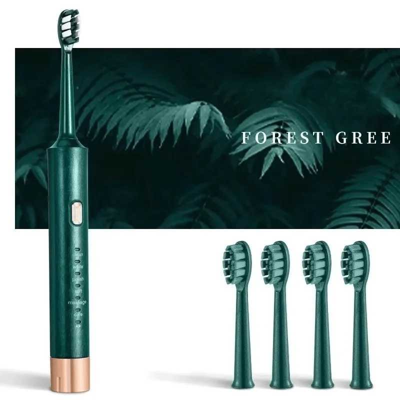 Electric Toothbrush Soft Bristles 6 Speed Automatic for Adults & Kids Universal Smart Charging All Ages Compatible