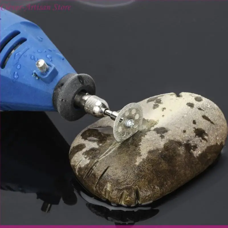 

E06B Upgraded Diamond Cutting Discs 10 Pieces Rotary Cutting Discs 8 Holes