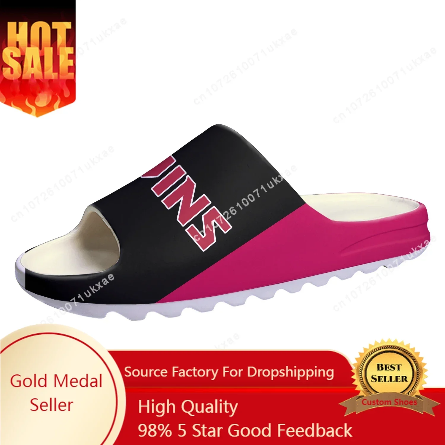 트윈스 Korea Twins baseball Soft Sole Sllipers Home Clogs Customized Step On Water Shoes Mens Womens Teenager Step in Sandals