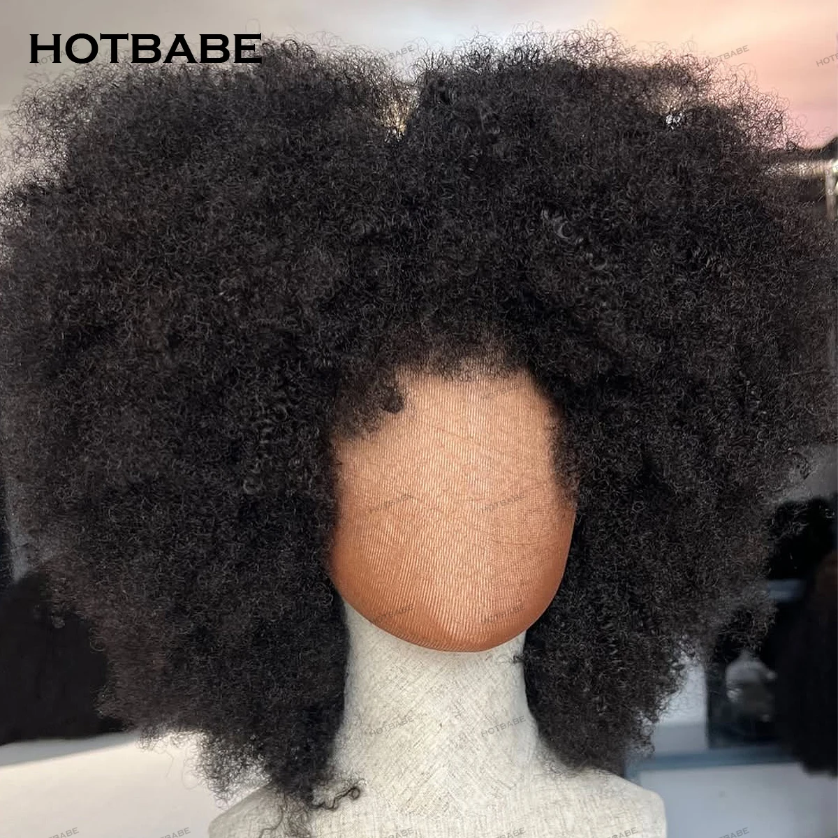 

Afro Kinky Curly 450 Density Wear And Go 13×4/13×6 HD Lace Frontal Wigs With Transparent Lace Glueless Wigs Human Hair For Women