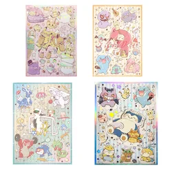 60pcs Pocket Monster Psyduck Snorlax Gengar Pikachu Figures Card Sleeves Pokemon WS PTCG Trading Cards Protective Case