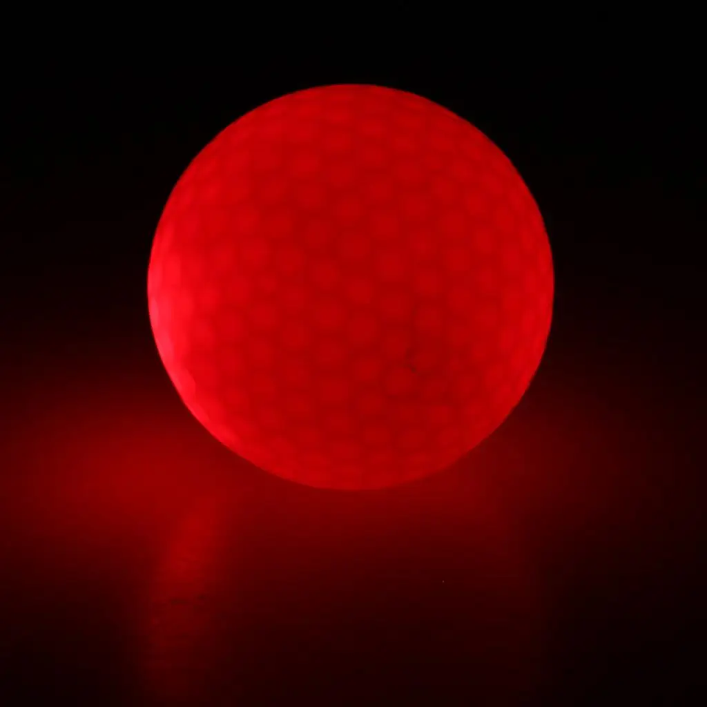 Flash Light Up Practice Exercise Range Ball LED Night Golf Ball 42.6mm