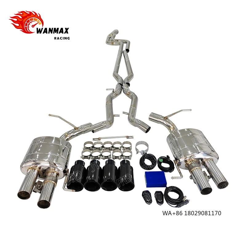 

Выхлопная система Catback из нержавеющей стали 304 для BMW 5-й серии 535i F10 F11 3.0 (2010-2016) с равнодлинными трубами