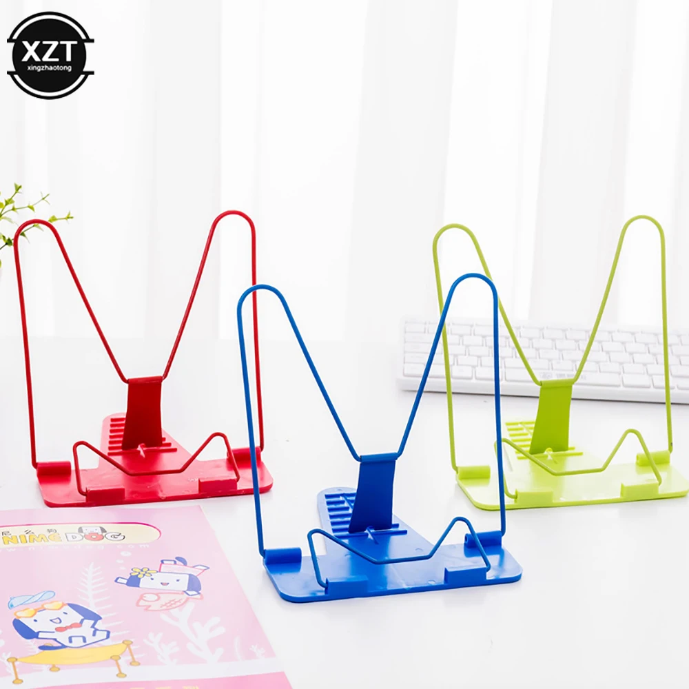 1PC Simple Mltifunctional Reading Book Holder Foldable Portable Adjustable Angle Support Base Book Accessories