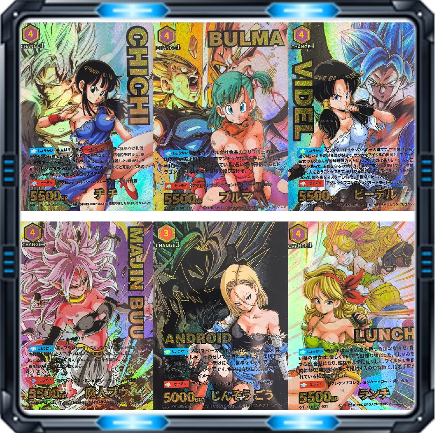 DIY Graded Dragon Ball Replica Card Japanese Version Goku & Vegeta Limited Collectible Card Gift for Dragon Ball Fans