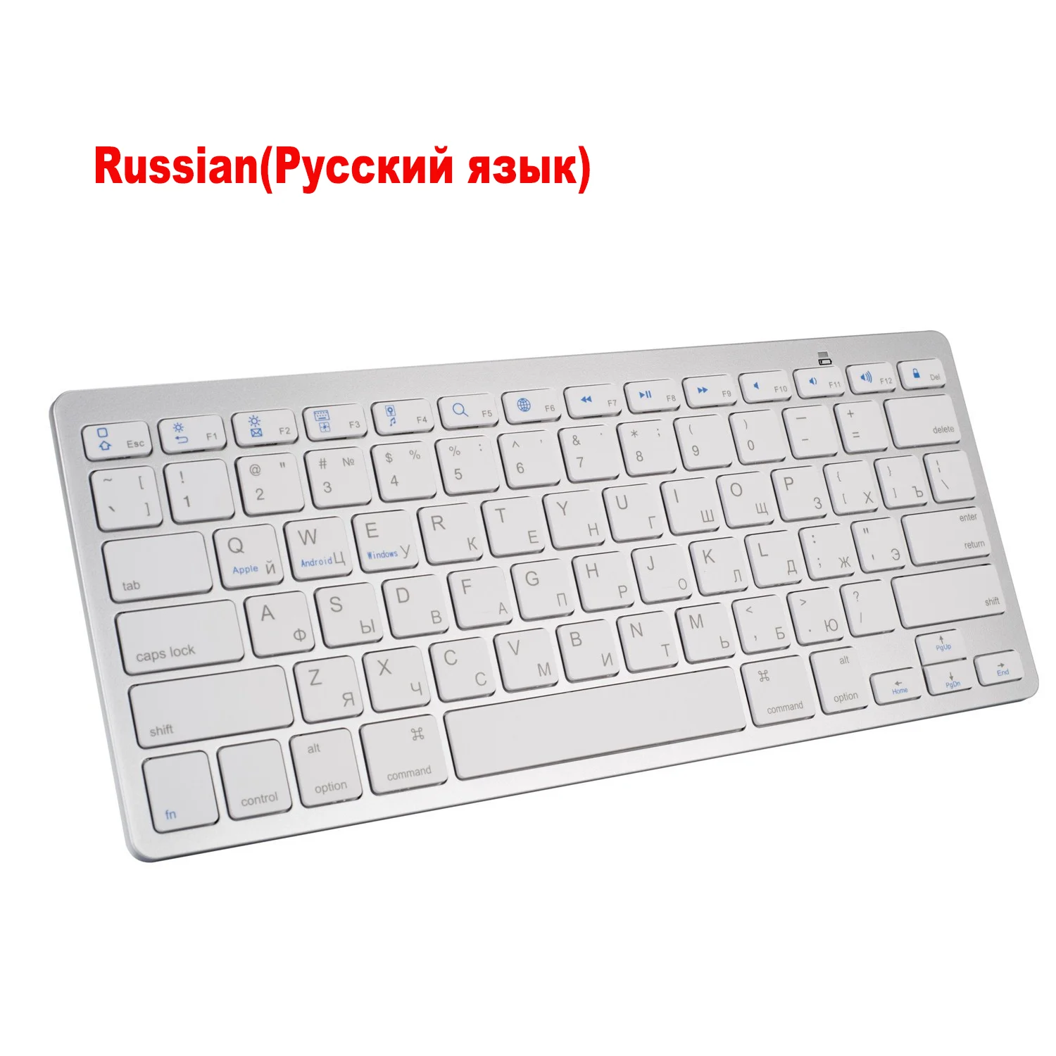 

Russian/Spanish/Korean Bluetooth keyboard Lightweight and Portable Mute WIreless Keyboard Suitable for tablets and laptops