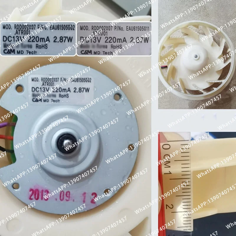 Suitable for refrigerator freezer DC fan motor EAU61505011 61505002 36179301 modified accessories