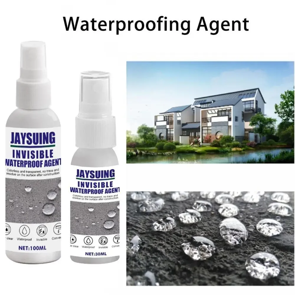 Waterproof glue spray 30/100ml Nano Invisible Waterproof Glue Agent Spray Roof Leakproof Penetrating Proof Spray