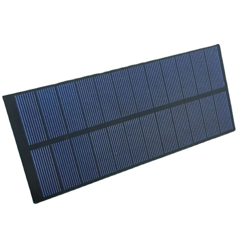 Wall Light Solar Panel Polysilicon Anti-aging Frosted PET Laminate Size 163x93 Power 2W