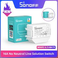 SONOFF DUALR3/R3 Lite DIY MINI Smart Switch 2 Gang Dual Relay Module With Power Metering Control Via EWeLink Alexa Google Home