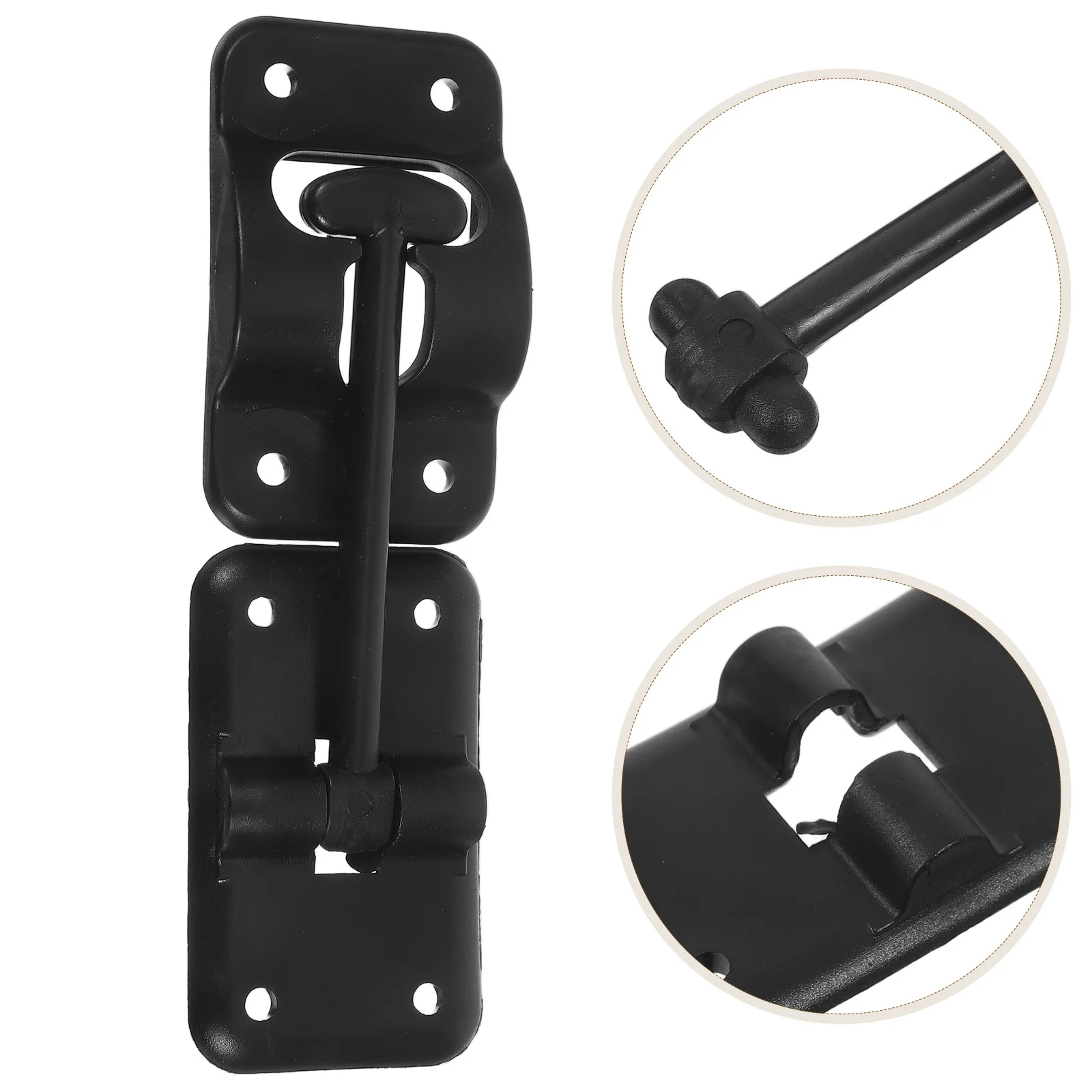 

1Set 3.5 Inch T-Style Rv Door Latch Plastic Exterior Door Catch 8 Screws Effortless Installation Quiet Operation