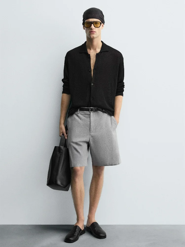 

Свободный легкий вязаный кардиган с длинными рукавами для мужчин, повседневный, удобный, осенняя новинка 575532 800