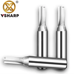 Vsharp 3 Flutes Multifunction TCT Straight  Bit 12.7mm Fast Slotting Cutting Carbide Alloy Woodworking Router Bit For Wood MDF