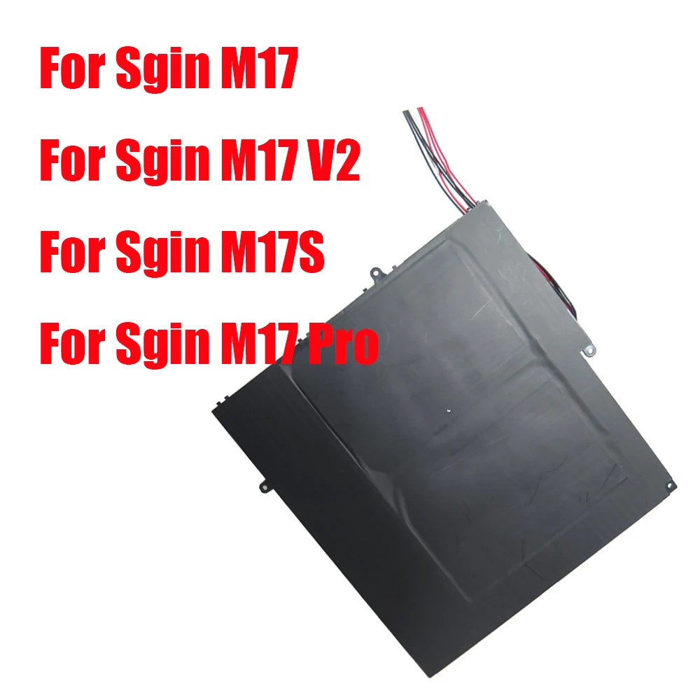 

Новая сменная батарея для ноутбуков Sigin X17, M17, M17S / M17 V2 / M17 Pro, 7.6V, 5000mAh, 38Wh, 10-контактная, 7-жильная