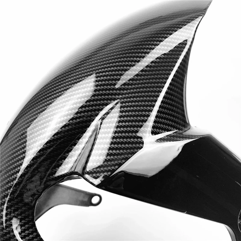 Carbon Fiber Finish Motorcycle Mudguard Front Tire Fender For SUZUKI GSXR 1000 2009-2016 GSXR 750 600 2011-2019