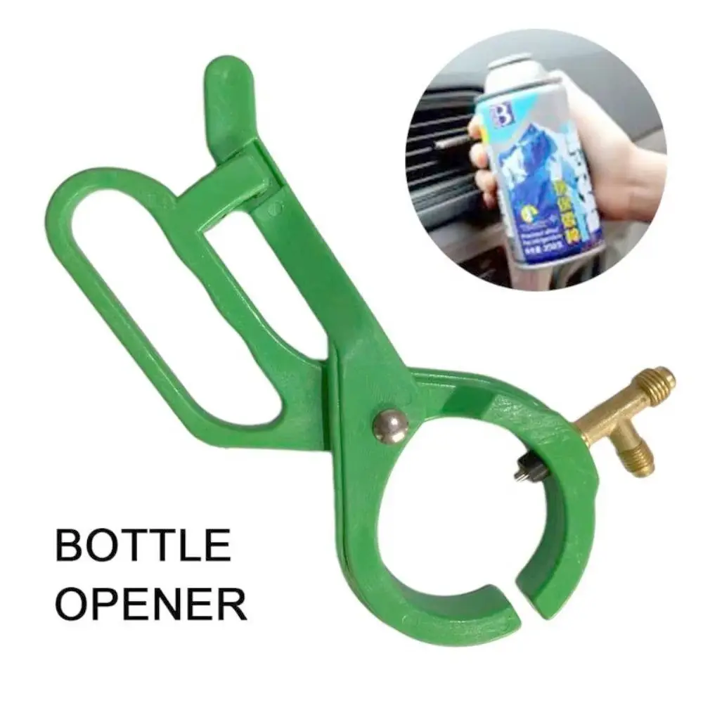 R12 Opening Valve Car Air Conditioning Bottle Opener Anti-slip Wrench R134A Refrigeration Bottle Opener Convenient Easy To Grip