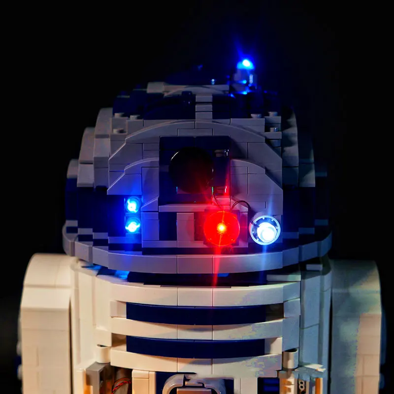 LED-lichtset voor LEGO R2D2 Robot Star 75308 Lampideeën DIY-cadeau (exclusief bouwstenen Bricks Kits Sets Model)