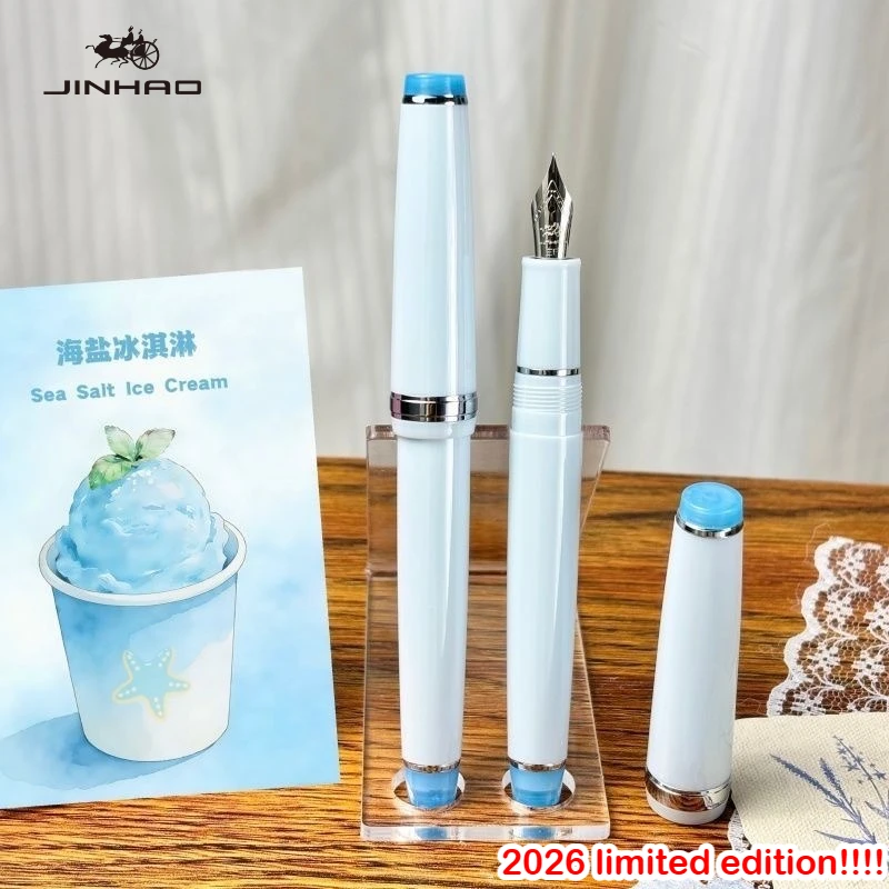 JINHAO 82 Limited Edition Colors Fountain Pen Macaron Color Gold Clip EF/F/M Calligraphy Pen Stationery Office School Supplies image 6