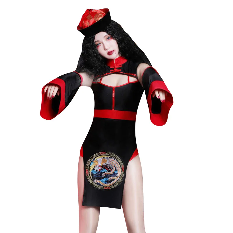 Costume de spectacle Gogo Le Sexy, Bar loween, tenue de spectacle Zombie, Costume de scène personnalisé pour femmes, nouvelle collection