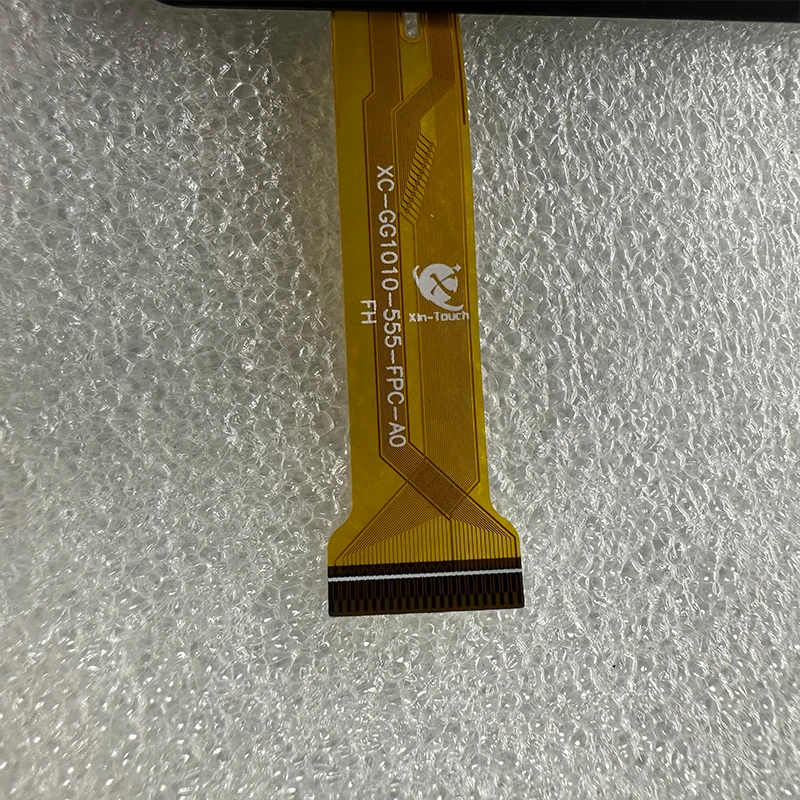 Nowy 10.1 Cal XC-GG1010-555-FPC-A0 Tablet PC pojemnościowy ekran dotykowy Digitizer czujnik szklany Panel XC-GG1010-555 wymiana