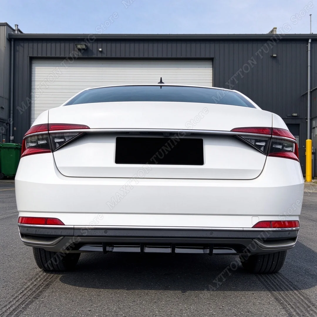ABS For Skoda Superb B8.5 2020 2021 2022 High-Quality Gloss Black Rear Spoiler Trunk Boot Wing Roof Splitter Modified Guard Part