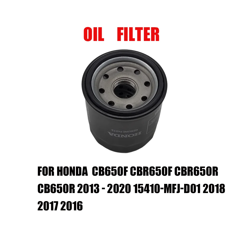 

For HONDA CB650F CB650R CB 650F 650R CBR650F CBR650R CBR 650F 650R 2013 - 2020 15410-MFJ-D01 2018 2017 2016 Oil Filter