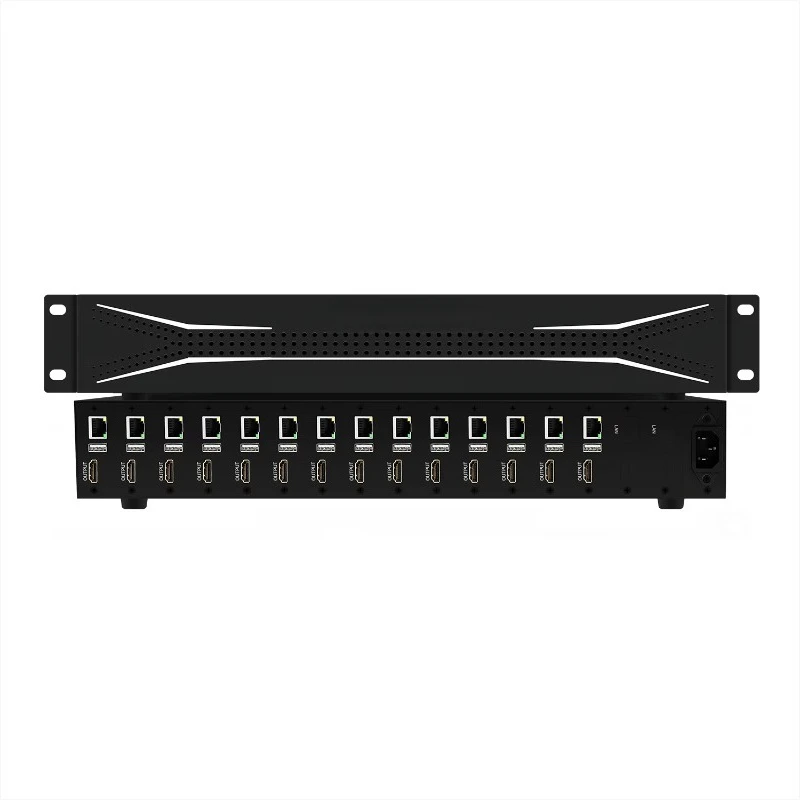 Single-Port Video Decoder Matrix 1080P Multiviewer with Protocol RTSP Streaming for Security Cameras