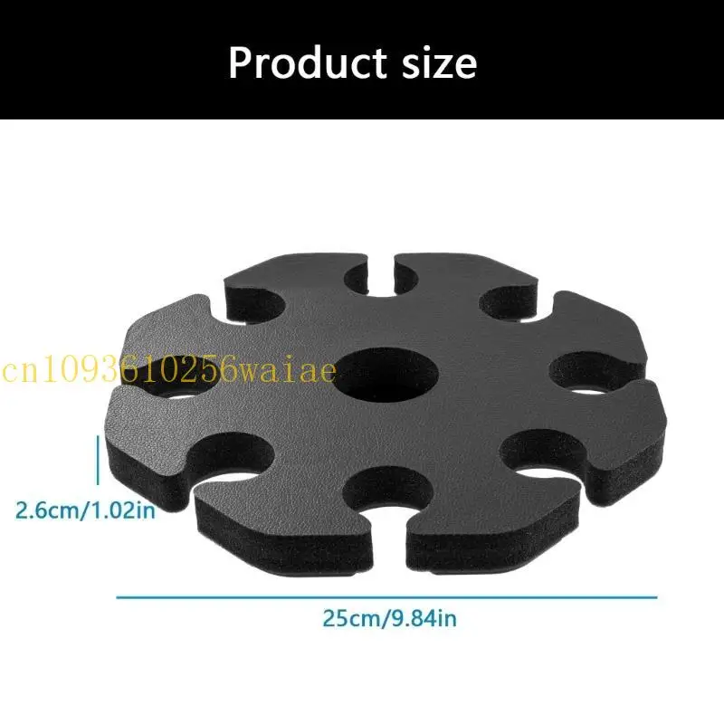 652F مرفق ميكروفون محمول خفيفة الوزن يحمل ما يصل إلى 8 ميكروفونات على منظمي المسرح #6