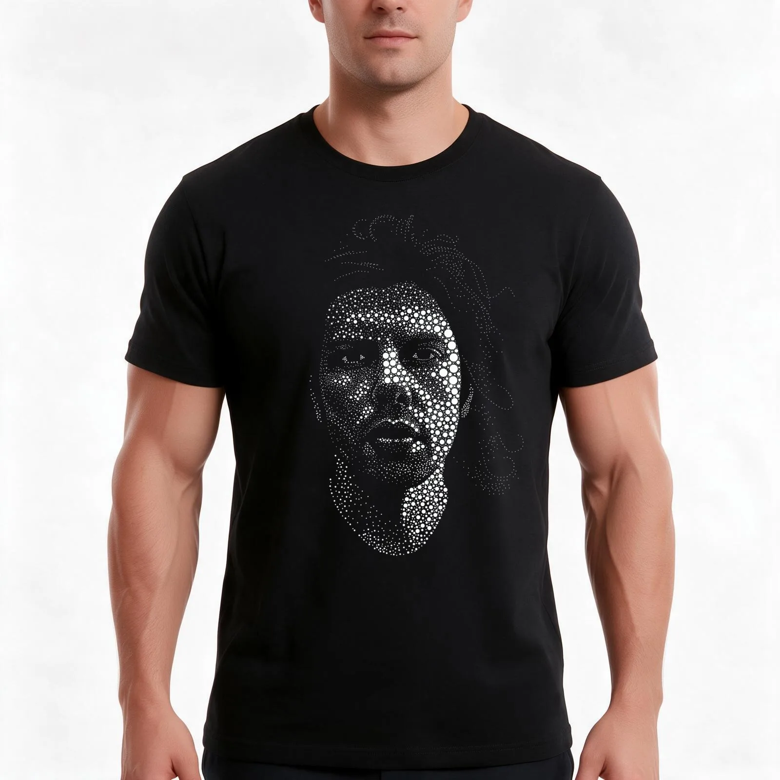 Dax Riggs T-Shirt, Summer Casual Cotton Tee, Oversized Streetwear Tops, Vintage Graphic Print, Loose Fit Short Sleeve