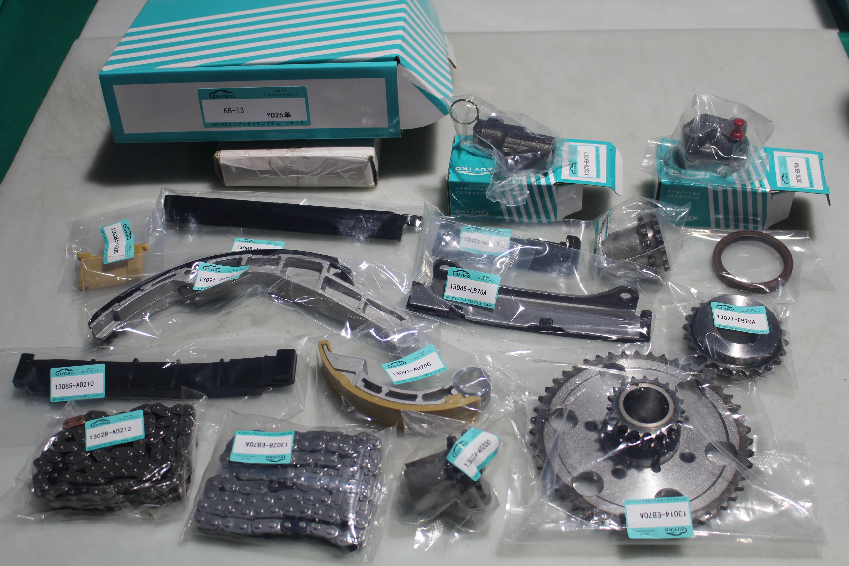 Yd25 Timing Chain Kits for nissan Cabstar Np300 Navara D40 Nv350 Pathfinder R51 2002-2008 YD25DDTI Engine 13028-eb70a KB-13