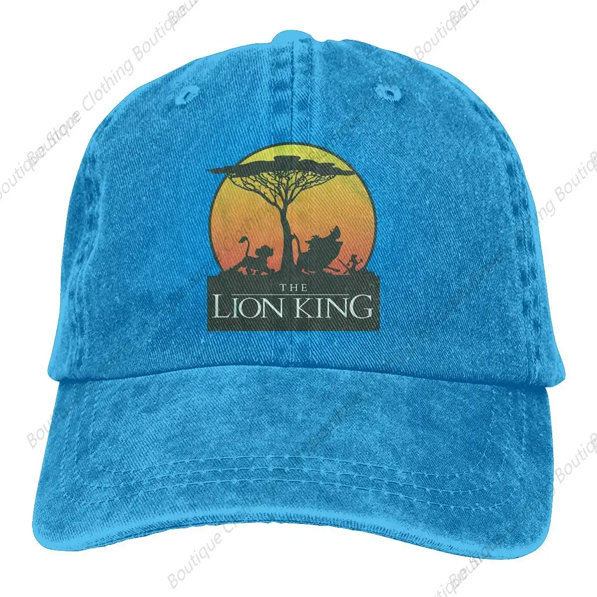 

Trucker Cap Lion King Sunset Pride Durable Baseball Cap,Adjustable Dad Hat Blue