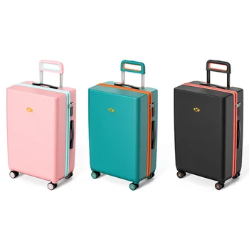 MGOB 여행 수하물 Koffer 남성 24 인치 비행기 휠 주머니 A 메인 대용량 밸리스 항해 암호 케이스 