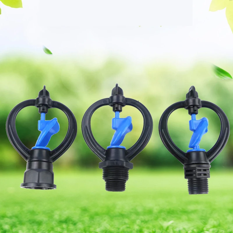 1PC 360 Degree Automatic Rotating Watering Irrigation Garden Lawn Rotating Sprinkler 1/2\