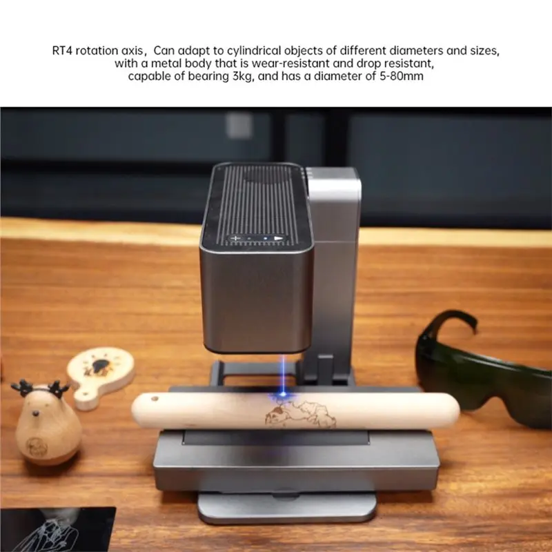 ABKO-Rotation Accessory R4 Rotary Axis For MR. CARVE C1 5W Foldable Laser Engraving Machine