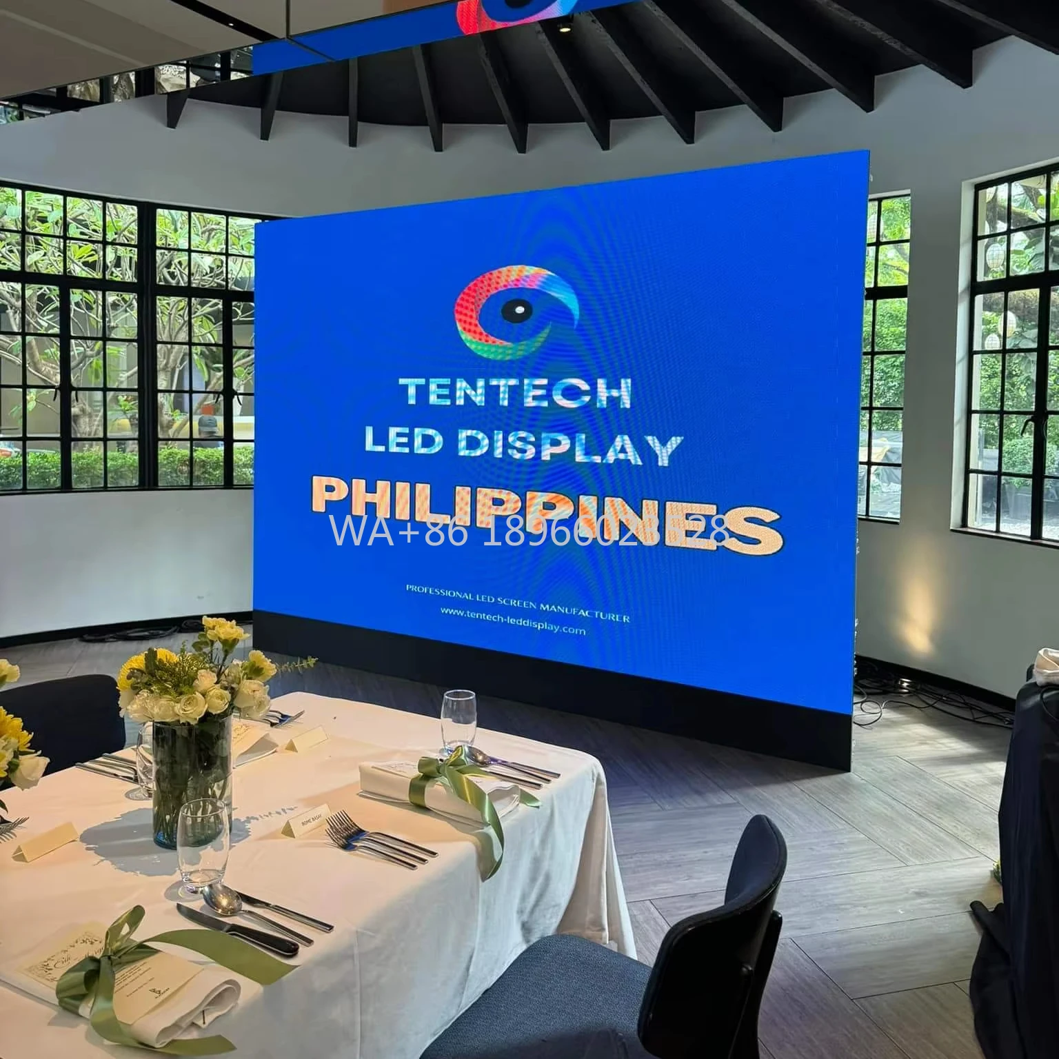 

P3.91 Открытая внутренняя светодиодная панель 500x500 мм Светодиодный рекламный щит Видеостена Прокат дисплея Светодиодный экран