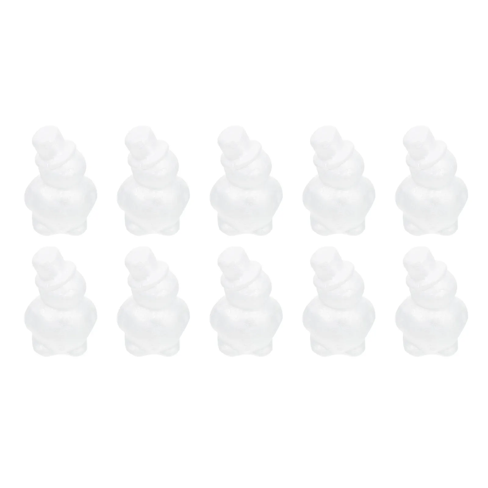 

10 pcs Snowman Foam Balls Xmas Diy Pendants For Christmas Tree Decor Party Supplies Festival Ornaments Home Garden Indoor