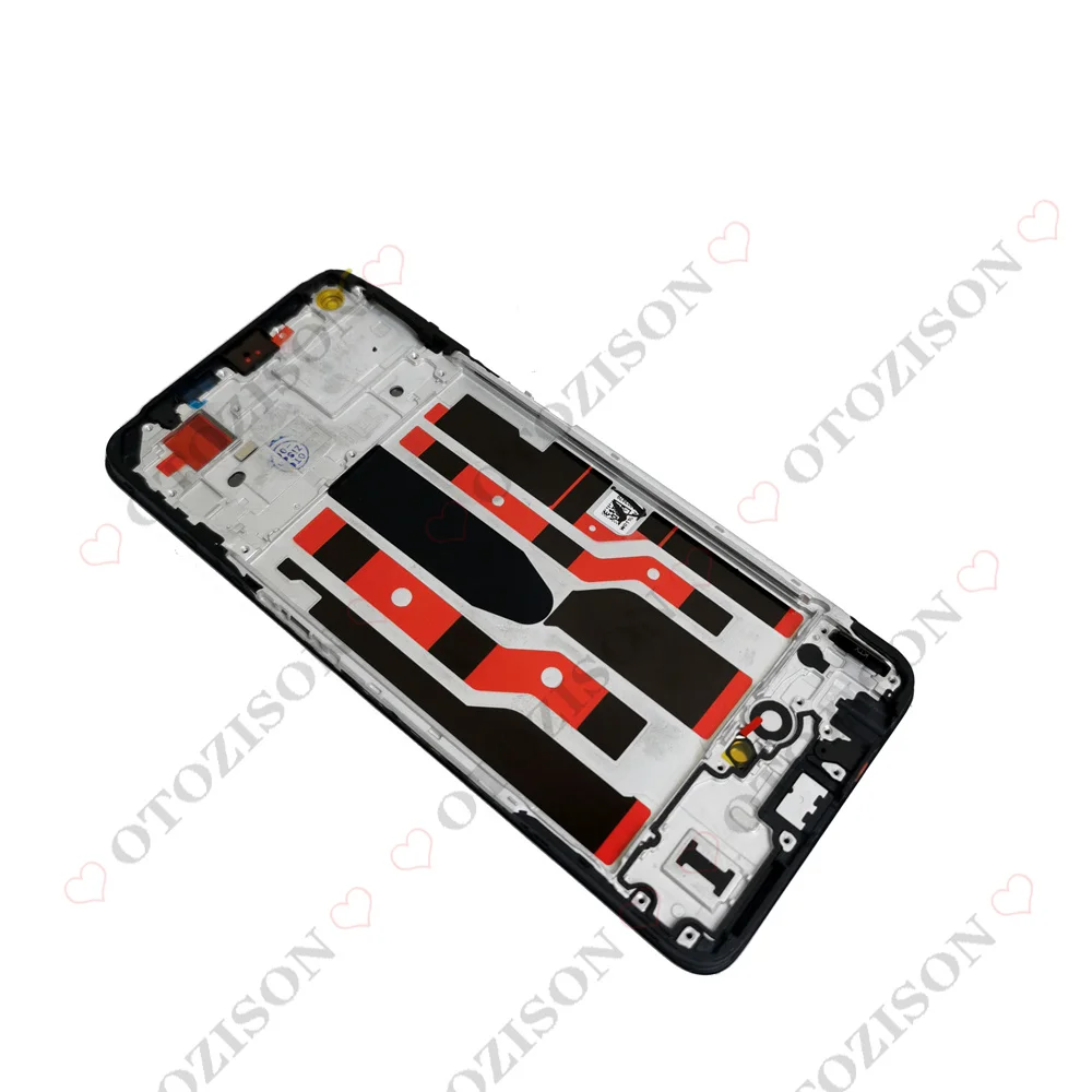 LCD With Frame For OPPO Reno8 Lite 5G Display CPH2343 Reno 8Z Screen Touch Sensor Digitizer Assembly Replacement Reno 8lite LCD