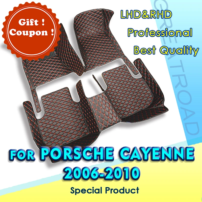 

Car floor mats for Porsche for Cayenne(High match)2006 2007 2008 2009 2010 Custom auto foot Pads automobile interior accessories