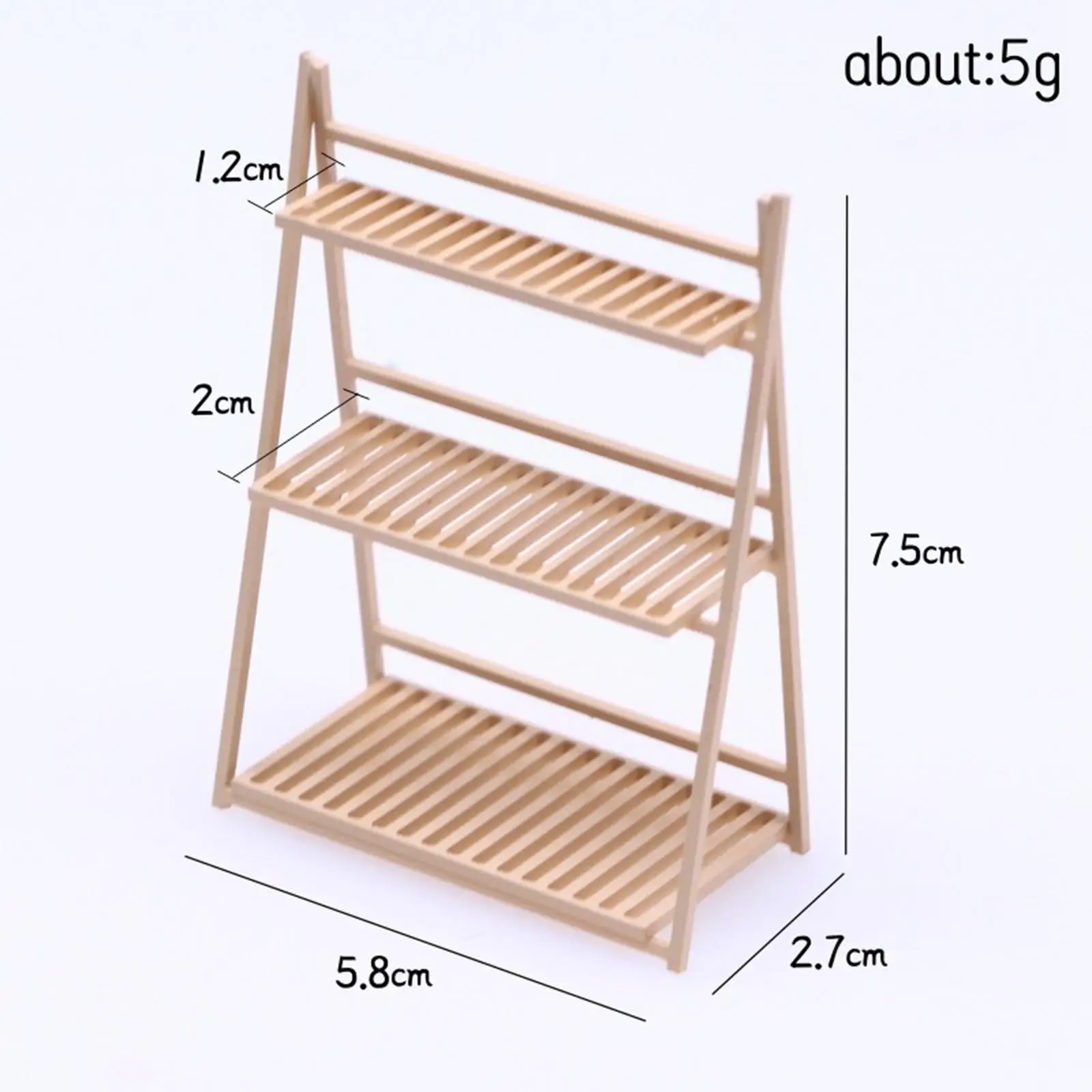 2xMiniature Plant Stand for Doll House Garden Decoration Drama Ornaments